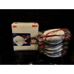 3M Mondmaskers FFP3 R D. Aantal: 7 dozen