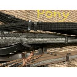7 paar nieuwe teugels Rider Pro, pony/cob/full