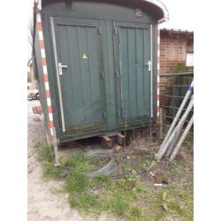 schaftwagen / bouwkeet