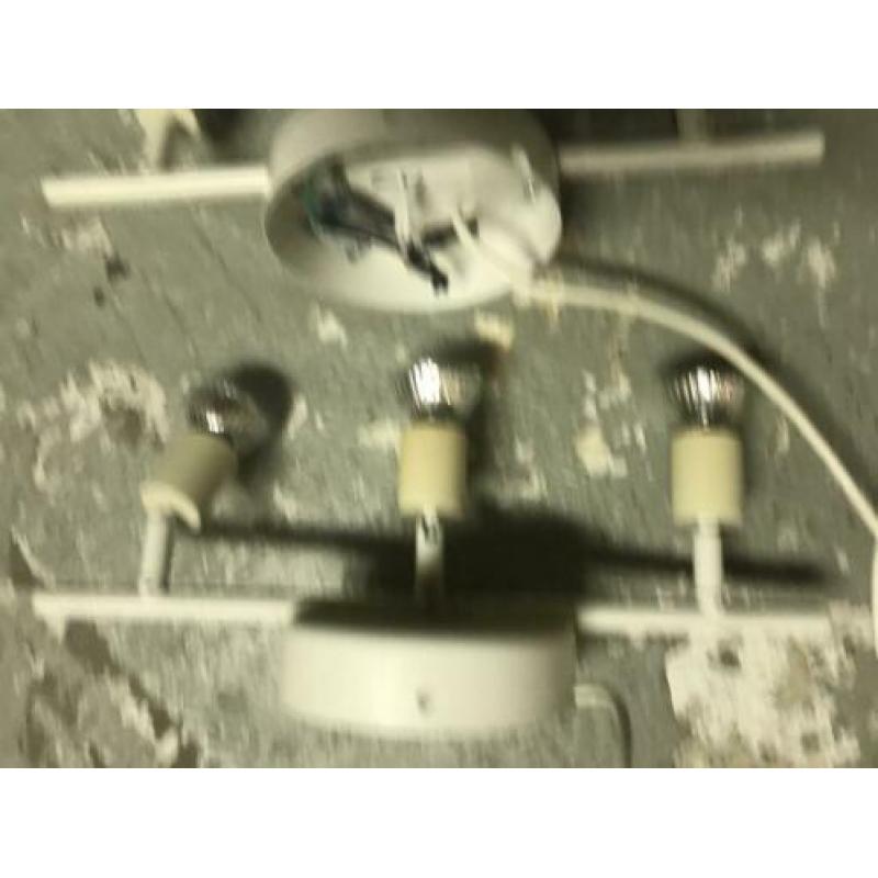 6X Ikea Tross plafond spot wit