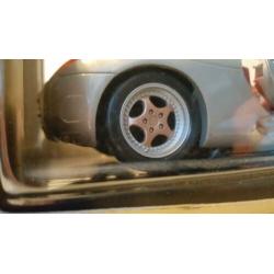 Porsche Boxter zilver Maisto Special Edition 1:18