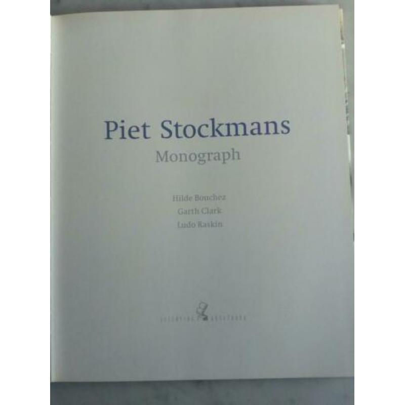 Kunstboek, Piet Stockmans, Monografie, gesigneerd!.