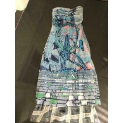 Save the Queen strapless jurk maat L