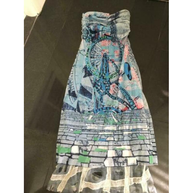 Save the Queen strapless jurk maat L