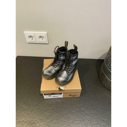 Zgan dr Martens docs mt 27 zwart zilver met glitter!