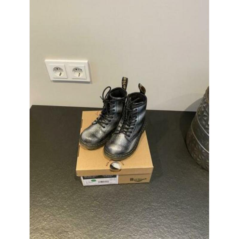 Zgan dr Martens docs mt 27 zwart zilver met glitter!