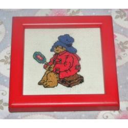 4 Verschillende Beertje Paddington geborduurde lijstjes(402)