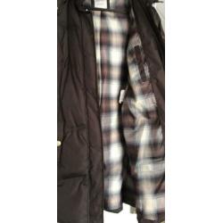 Esprit dames winterjas maat 38 donker bruin
