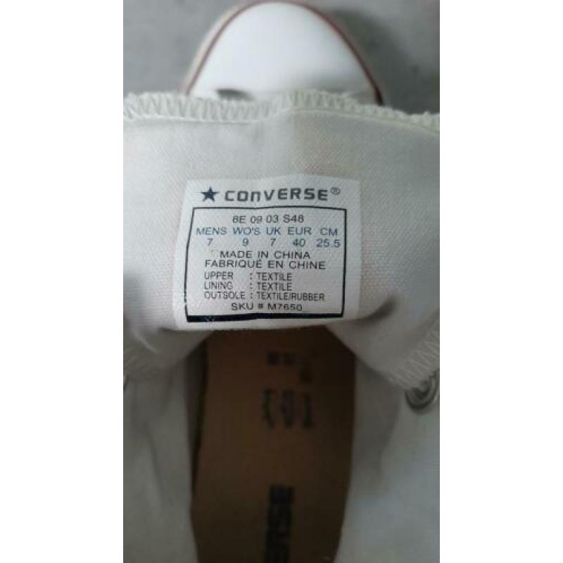 Converse All Stars wit maat 40