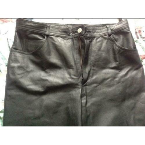 Te koop leer broek