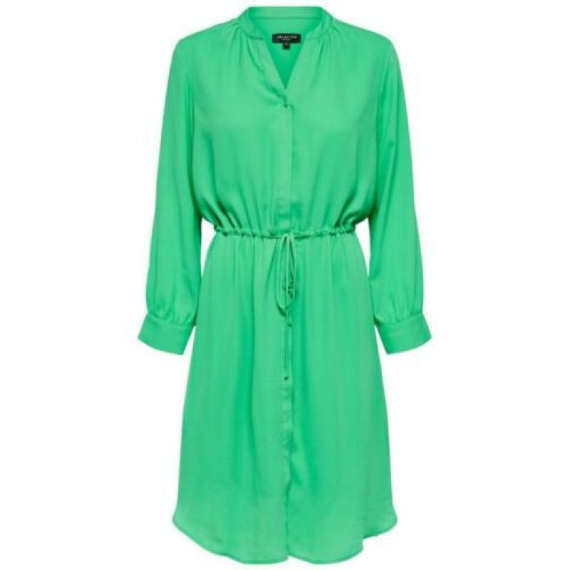 SELECTED FEMME prachtige groene Jurk maat 36 / S NIEUW