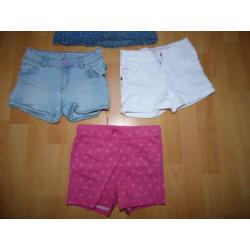 Leuke set (3 broekjes/blouse)van Lief!, maat 110 NIEUW/ZGAN