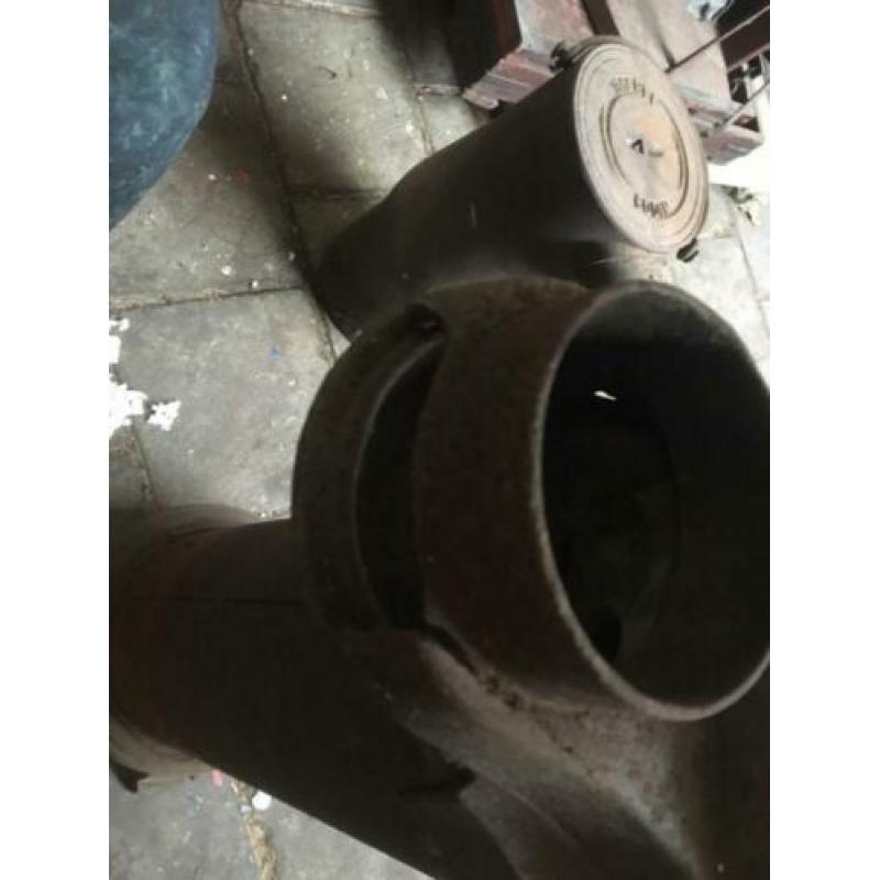 Allesbrander houtkachel, Nb reparatie nodig bij pijp