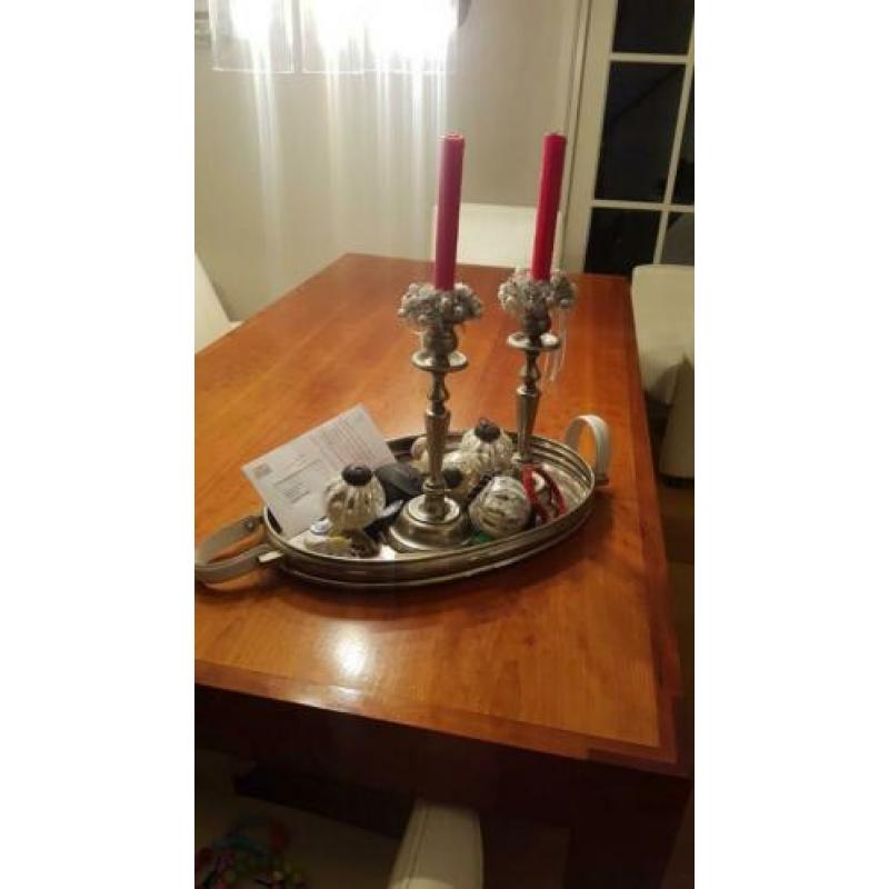 Handgemaakte Kersenhouten eettafel