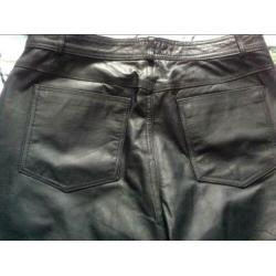 Te koop leer broek