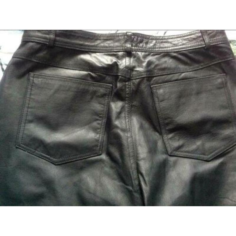 Te koop leer broek