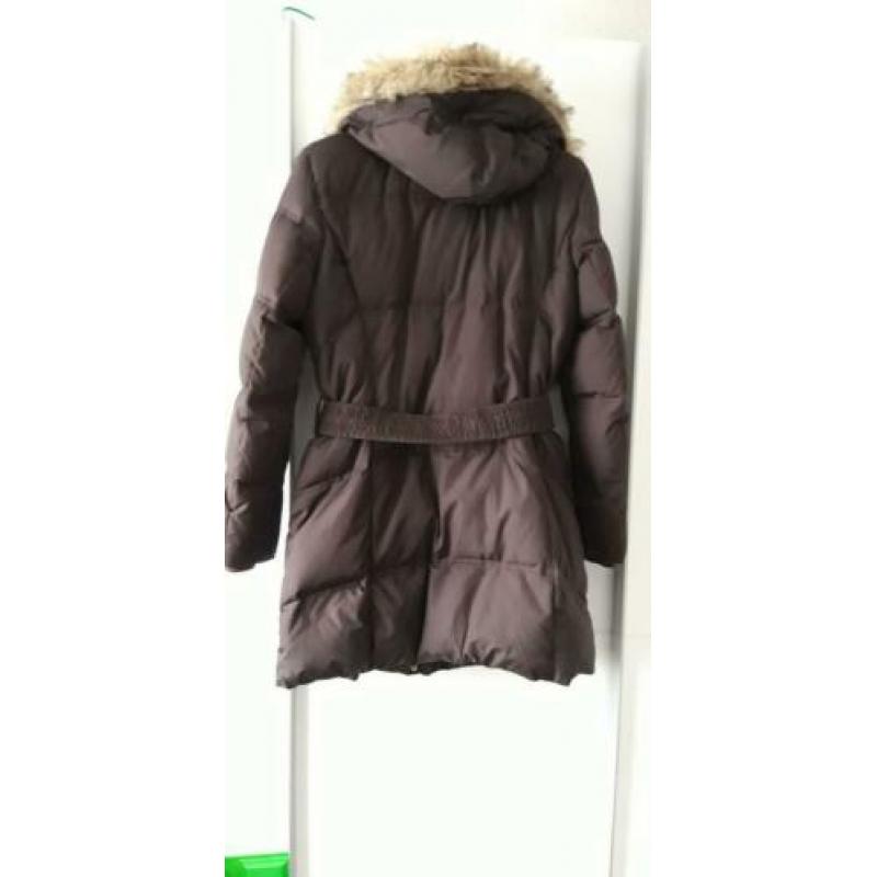 Esprit dames winterjas maat 38 donker bruin
