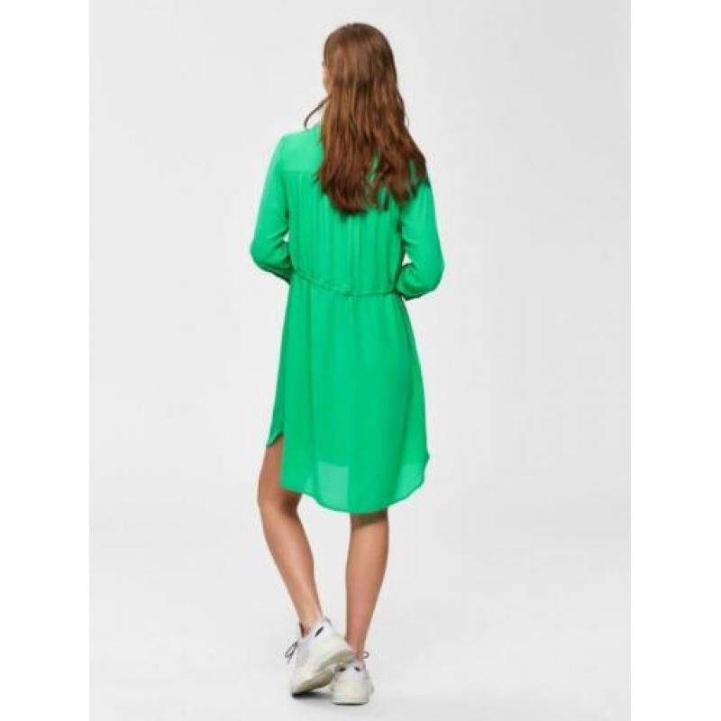 SELECTED FEMME prachtige groene Jurk maat 36 / S NIEUW