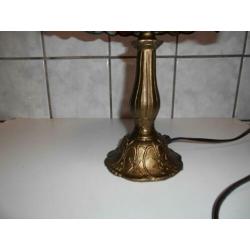 Tiffany glas vlinder lamp 33 hoog kap 20 breed