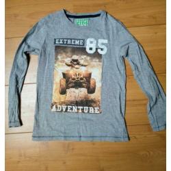 Pakket longsleeves maat 134/140
