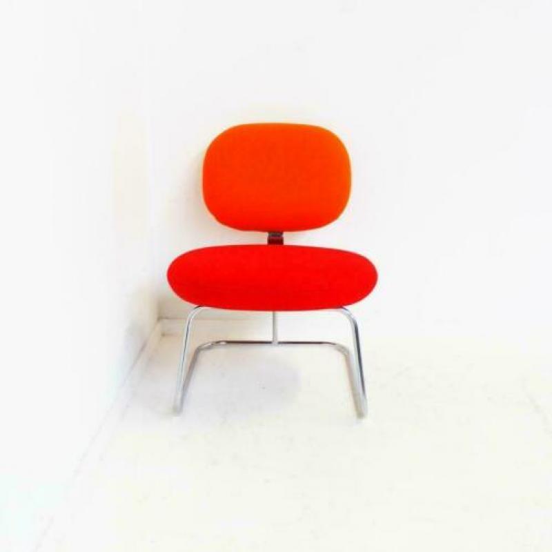 Artifort Vega Fauteuil, Design stoelen, Rood, Oranje