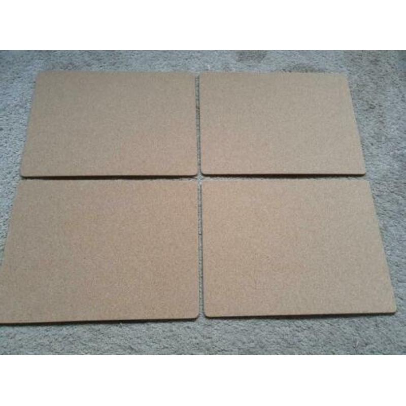 4 Vintage Brocante Pimpernel Placemats Botanical Fruits