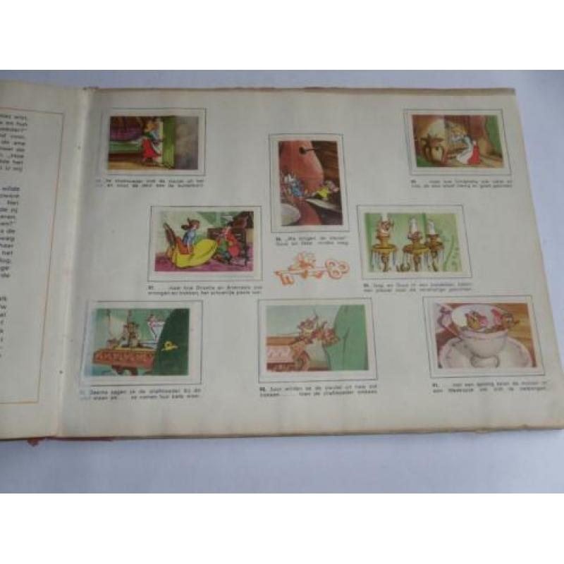 Plaatjesalbum Walt Disney's CINDERELLA Assepoester