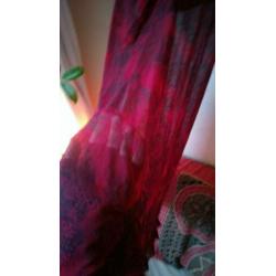 Rode jurk maat 36