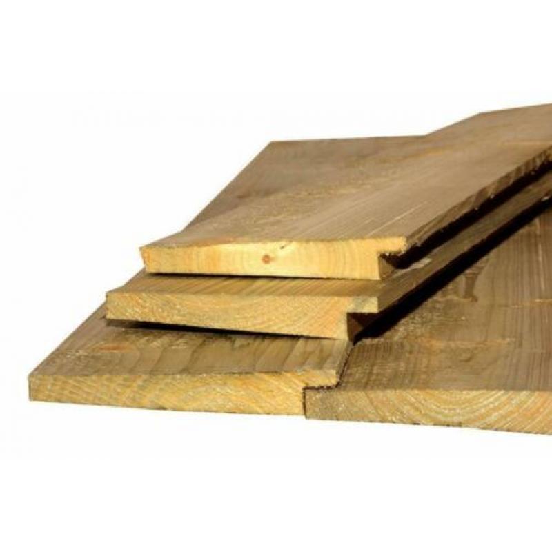 Rabatdelen Planken voor Schutting geïmpregneerd Grenen hout