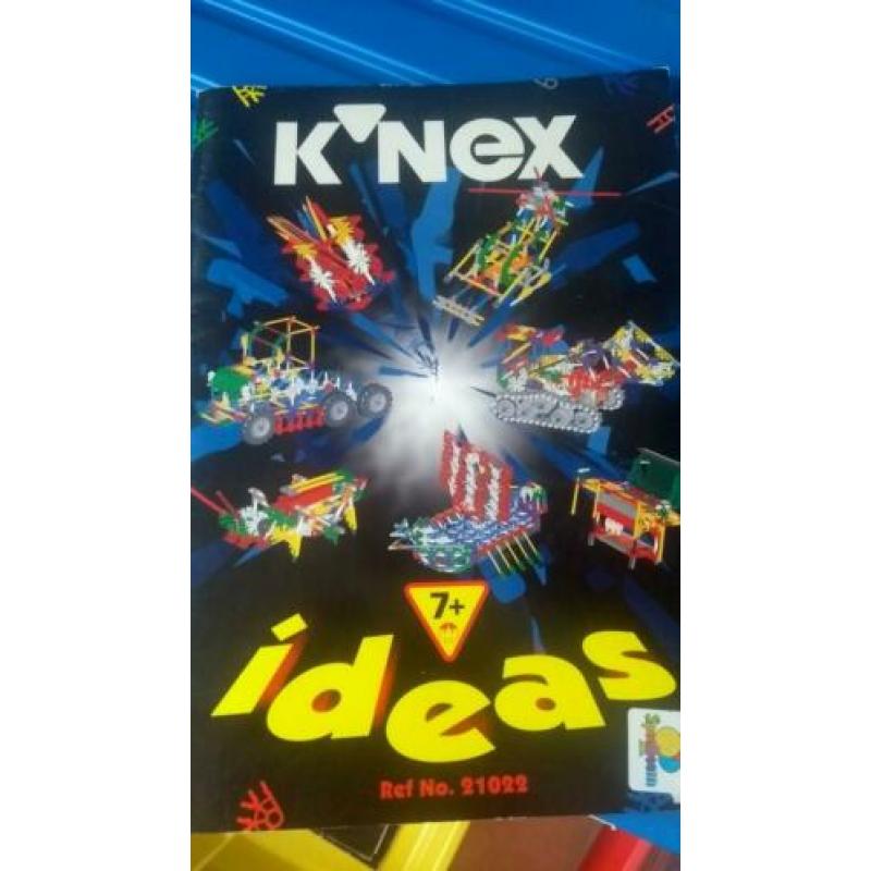 K'nex div sets plus plastiek opberg kastje drie lades