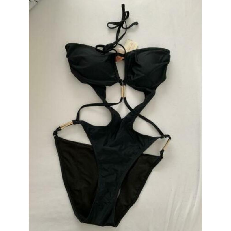 Monokini zwart maat 38