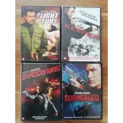 Vier DVD's van Steven Seagal