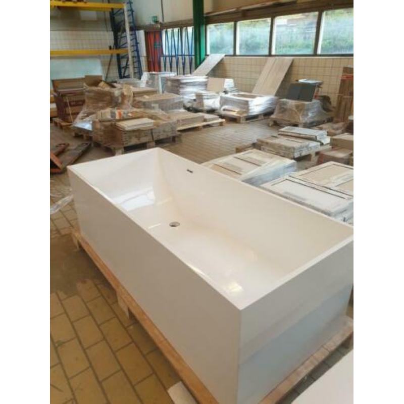 Tortu Hiti vrijstaand bad 170x72cm stone resin