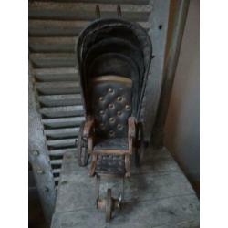 Decoratieve oude fiets duwfiets driewieler *Etage3*