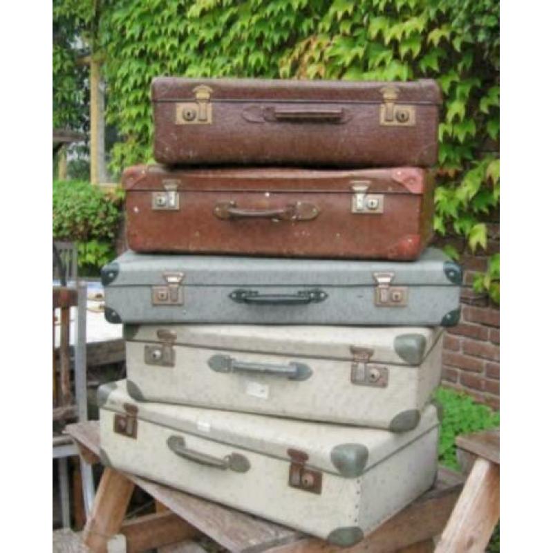koffer brocante div soorten, prijs vanaf € 25,00