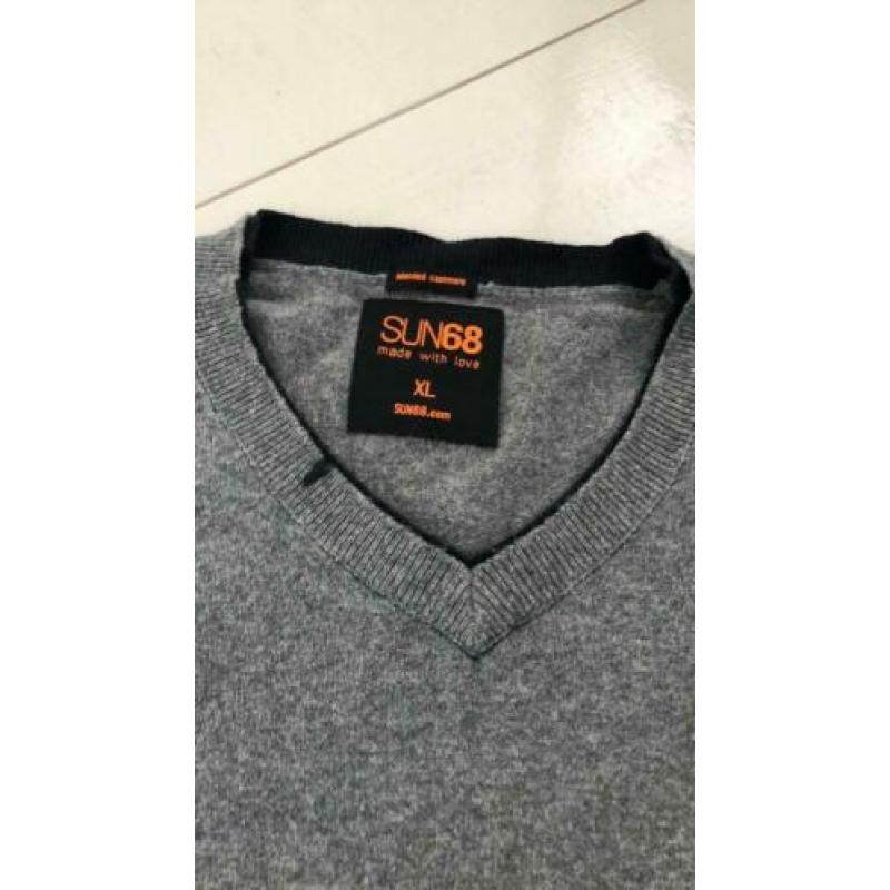 Sun68 blended cashmere trui