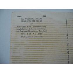 Ansichtkaart koningklijkhuis Anjerfonds 1940-1950