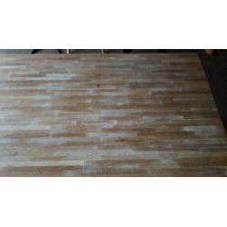 Massief eiken eettafel 184 bij 89 cm