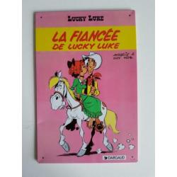 metalen bord Lucky Luke, la fiancée de Lucky Luke, 28 x 40