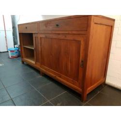 mooie robuuste ruime teak dressoir