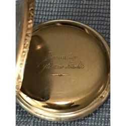 zakhorloge met vergulde rand