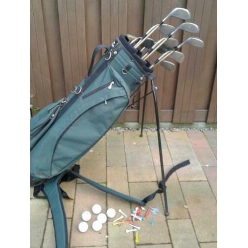 Complete golfset Cosmic graphite regular flex incl extra's