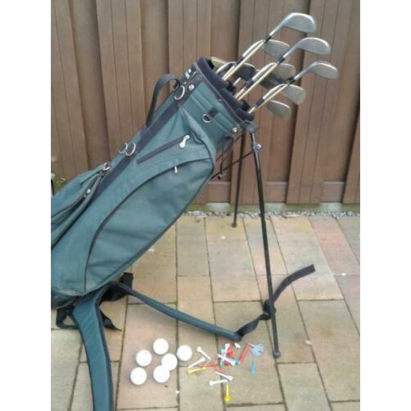 Complete golfset Cosmic graphite regular flex incl extra's