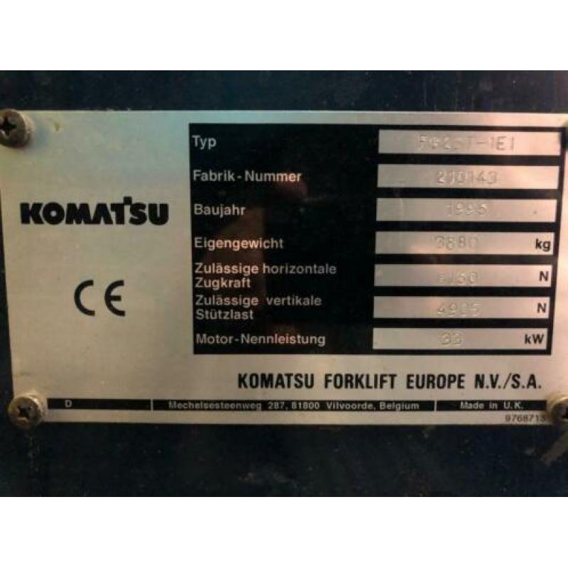 Komatsu FG25T 2.5 ton Sideshift LPG Heftruck (bj 1996)