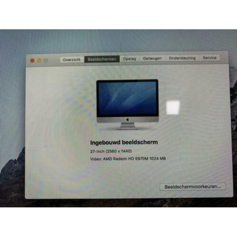 iMac 27inch, Mid 2011, 500 SSD, 3,4GHz i7