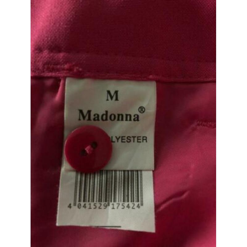Broek pantalon roze maat m flared pijp Madonna