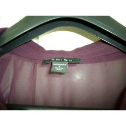 Paarse top Amisu maat S (valt als 38)