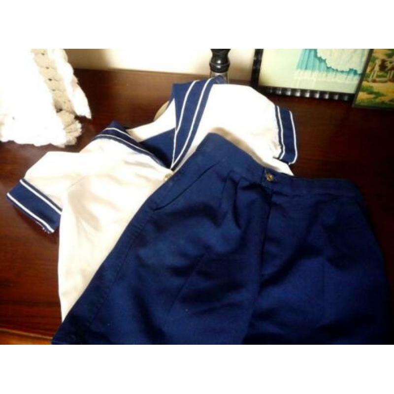2 delig Kinder matrozen pakje . Broek/shirt
