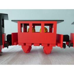 Fischer Technik bouw speeltrein jaren 70 passagierstrein