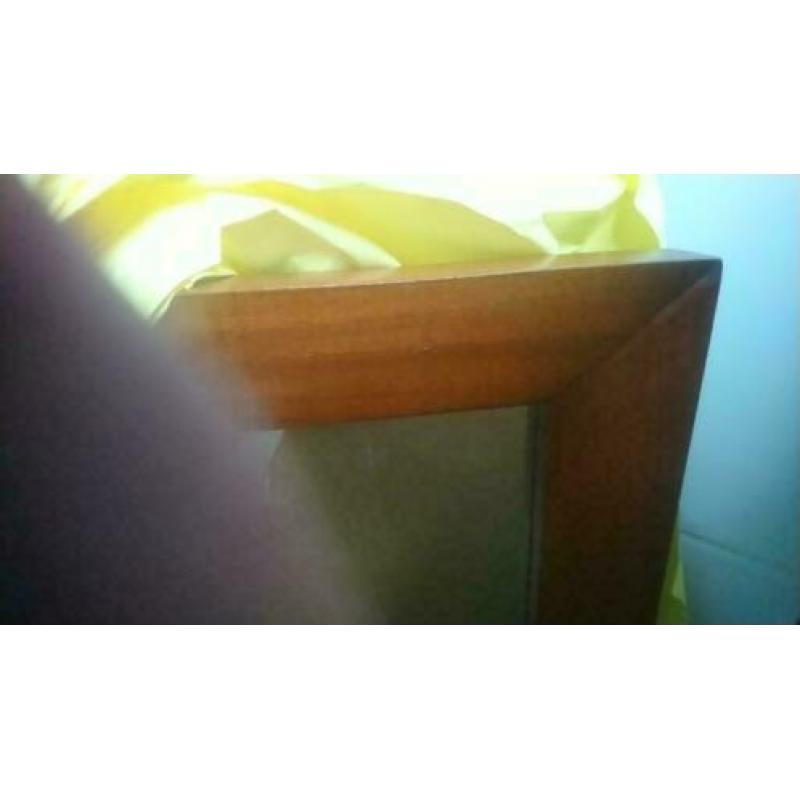 Teak badkamerspiegel 120 cm breed Differenz Puur